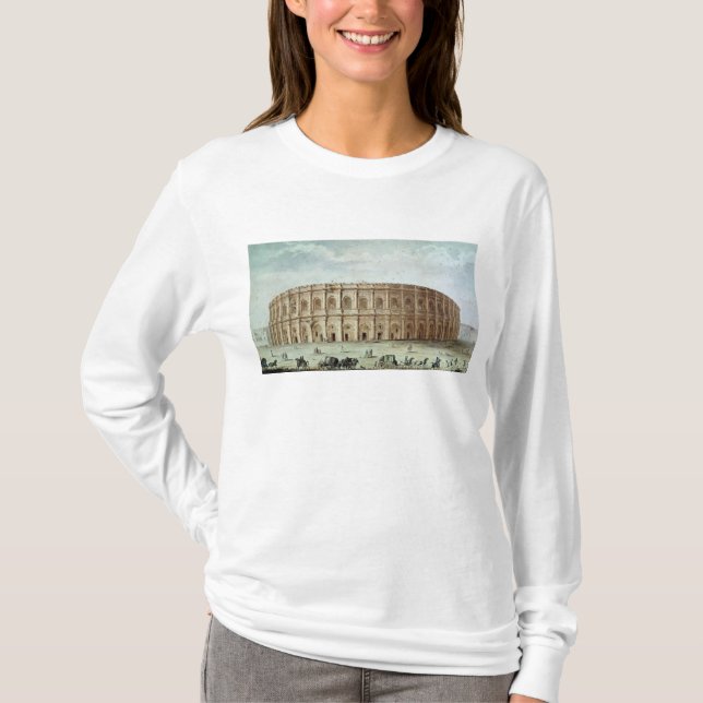 T-shirt Vue de l'amphithéâtre romain (Devant)
