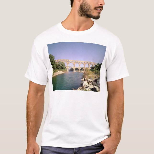 T-shirt Vue de l'aqueduc, c.19 construit AVANT JÉSUS (Devant)