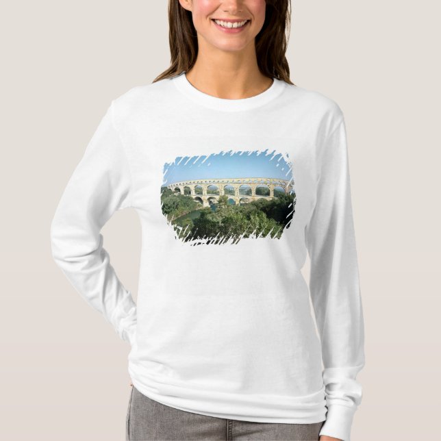 T-shirt Vue de l'aqueduc romain, c.19 construit AVANT (Devant)