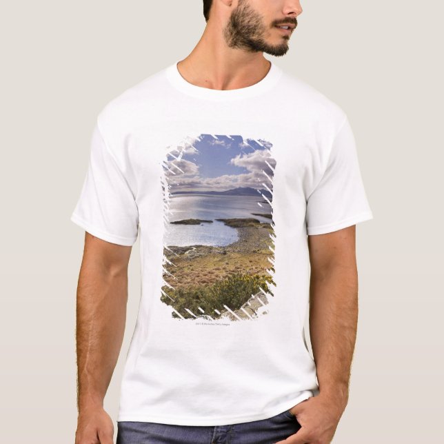 T-shirt Vue de l'eau et de côte dans le Bute, Argyll, (Devant)