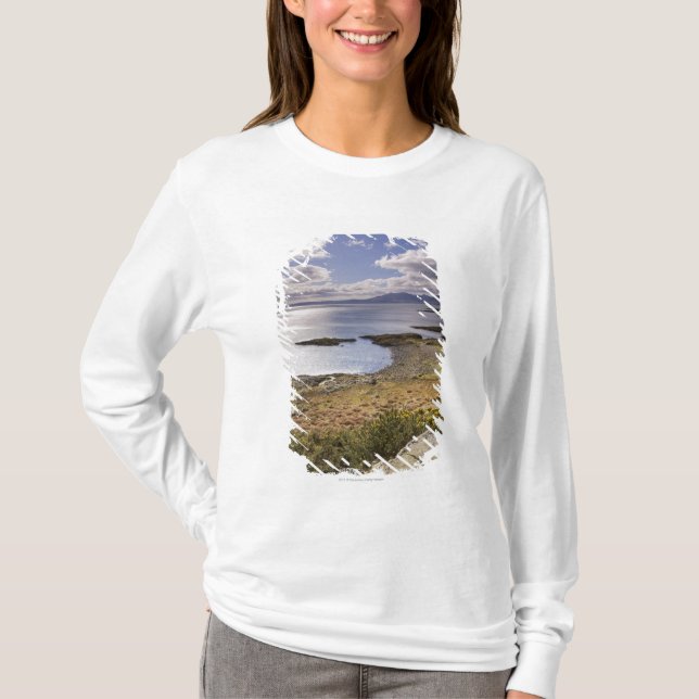 T-shirt Vue de l'eau et de côte dans le Bute, Argyll, (Devant)