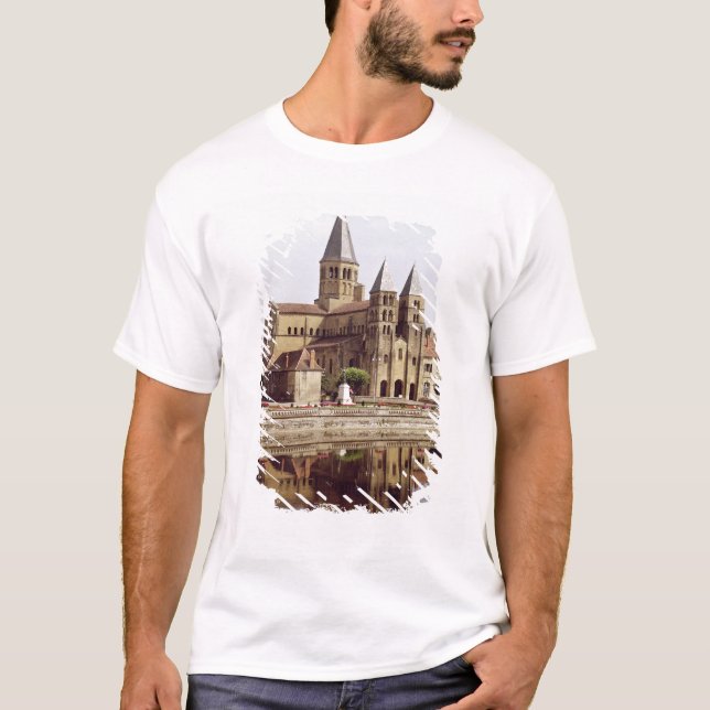 T-shirt Vue de l'église de Notre-Dame (Devant)
