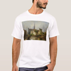 T-shirt Vue de l'église Saint-Pierre, Caen, 1841