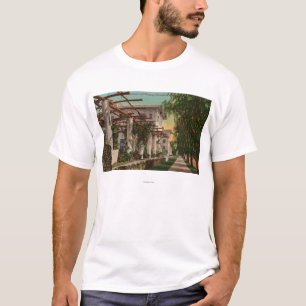T-shirt Vue de l'hôtel le Maryland et de pergola