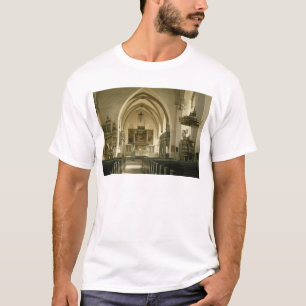 T-shirt Vue de l'intérieur de l'église avec
