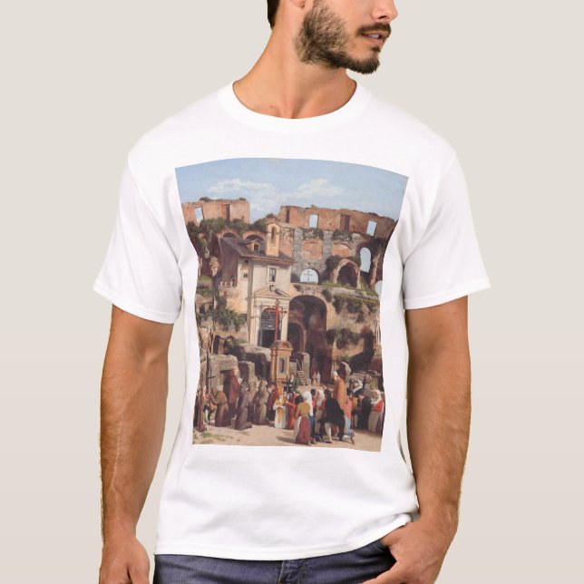 T-shirt Vue de l'intérieur du Colisée  (Devant)