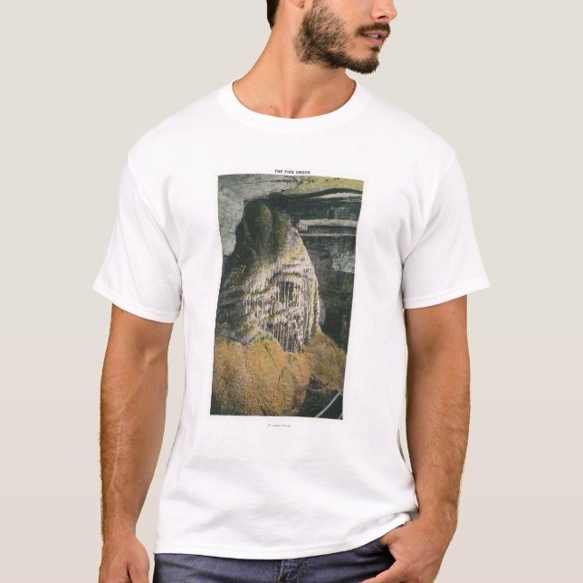 T-shirt Vue de l'organe de tuyau (Devant)