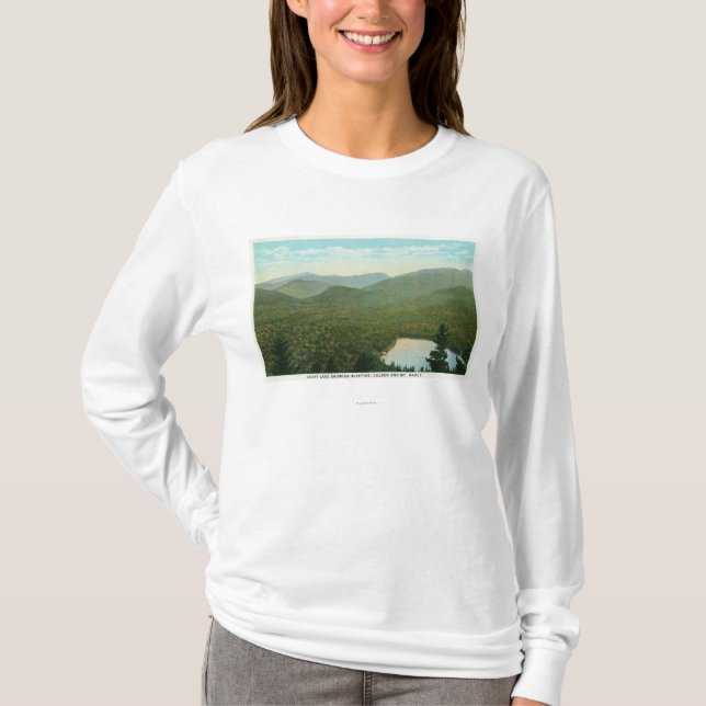T-shirt Vue de McIntyre, de Colden, et de Marcy Mts. (Devant)