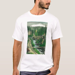 T-shirt Vue de Mt. Shasta de retraite de Shasta