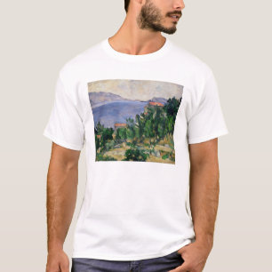 T-shirt Vue de Paul Cezanne   de bâti Marseilleveyre et d