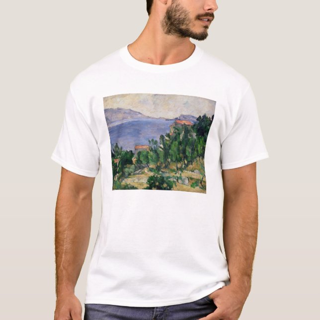 T-shirt Vue de Paul Cezanne | de bâti Marseilleveyre et de (Devant)
