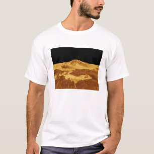 T-shirt vue de perspective 3D de Maat Mons sur Vénus