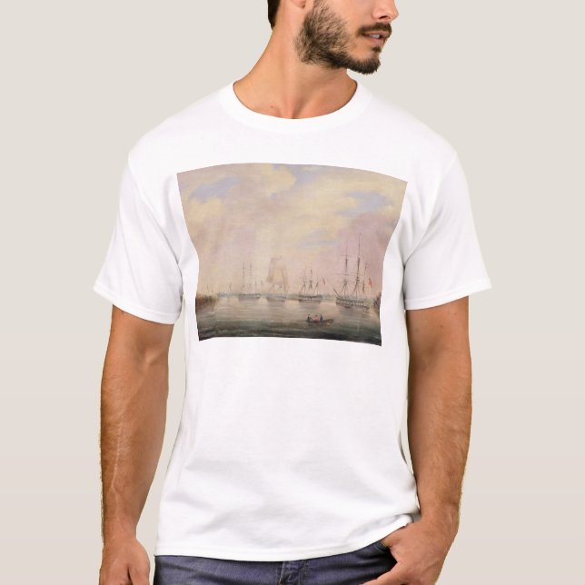 T-shirt Vue de port Adelaïde, Australie du sud (Devant)