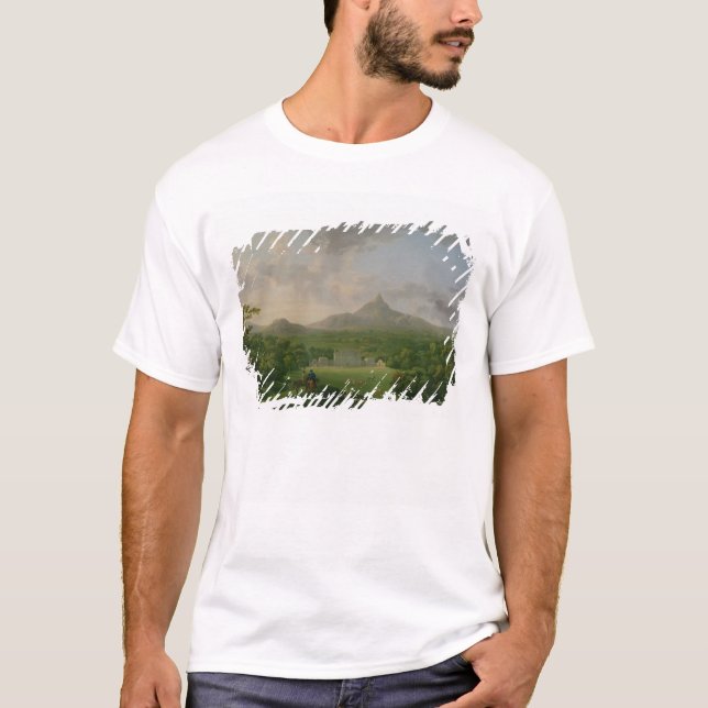 T-shirt Vue de Powerscourt, comté Wicklow, c.1760-2 (huile (Devant)