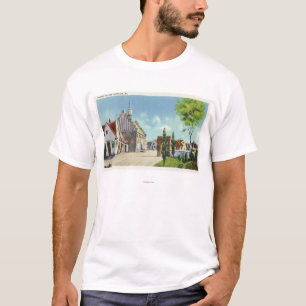 T-shirt Vue de rue du village danois
