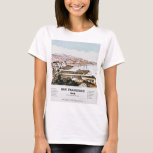 T-shirt Vue de San Francisco, 1849