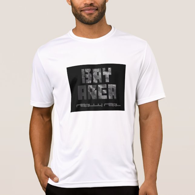 T-shirt Vue de satellite de région de baie (Devant)