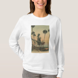 T-shirt Vue de Shoreline de rivière indienne avec des