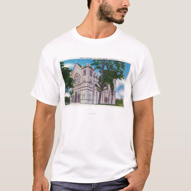 T-shirt Vue de Spireless de la cathédrale de St Joseph (Devant)