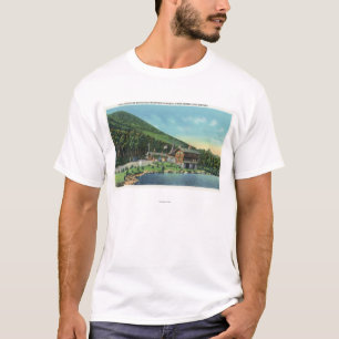 T-shirt Vue de Stevens de lac de la Chambre de péage