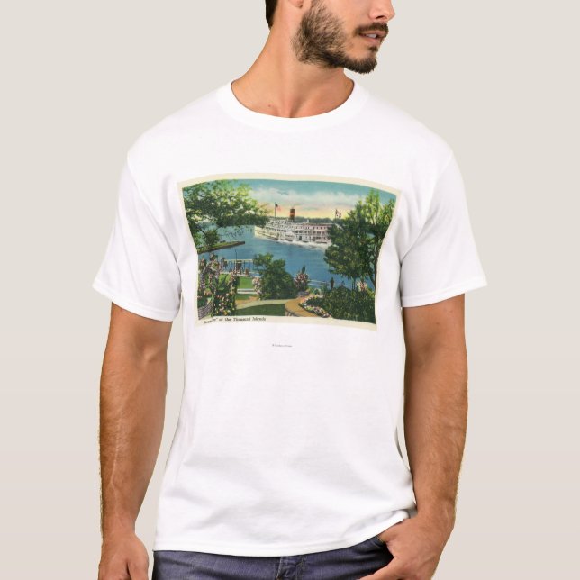 T-shirt Vue de vapeur de Toronto (Devant)