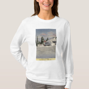T-shirt Vue de ville en hiver