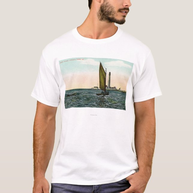 T-shirt Vue de York de l'île (Devant)