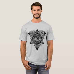 T-shirt Vue d'ensemble illuminé Simple Cool moderne
