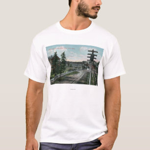 T-shirt Vue d'entrée principale d'arsenal de la marine