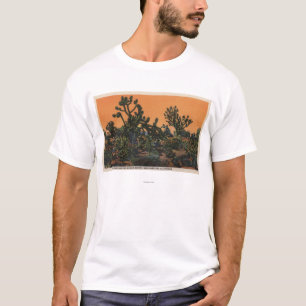 T-shirt Vue des arbres de yucca dans le désert de Mohave