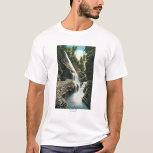 T-shirt Vue des automnes d'arc-en-ciel