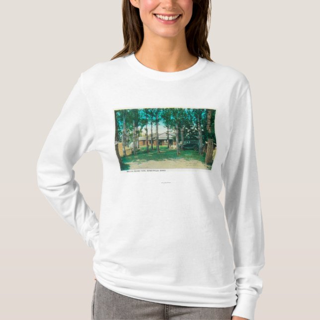 T-shirt Vue des automnes de touristes municipaux de (Devant)