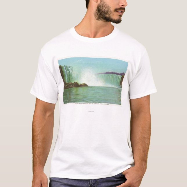 T-shirt Vue des automnes en fer à cheval (Devant)
