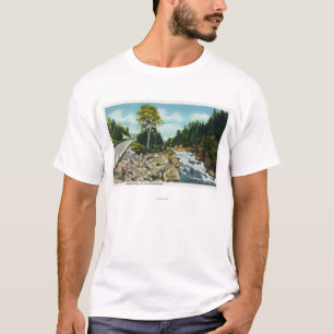 T-shirt Vue des automnes inférieurs de la rivière