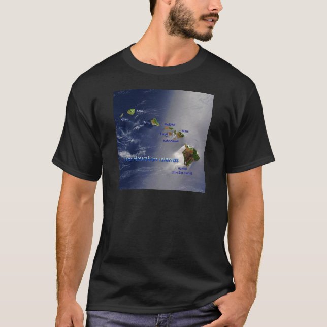 T-shirt Vue des îles hawaïennes (Devant)