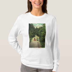 T-shirt Vue des indigènes en parc indien de rivière