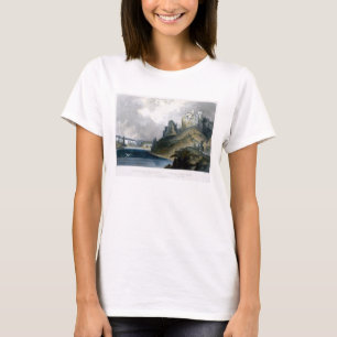 T-shirt Vue des murs en pierre sur le Missouri supérieur,