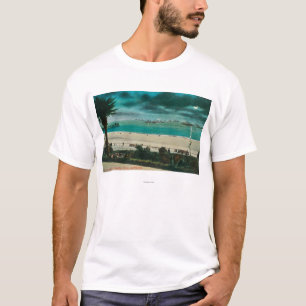 T-shirt Vue des navires de guerre des USA dans