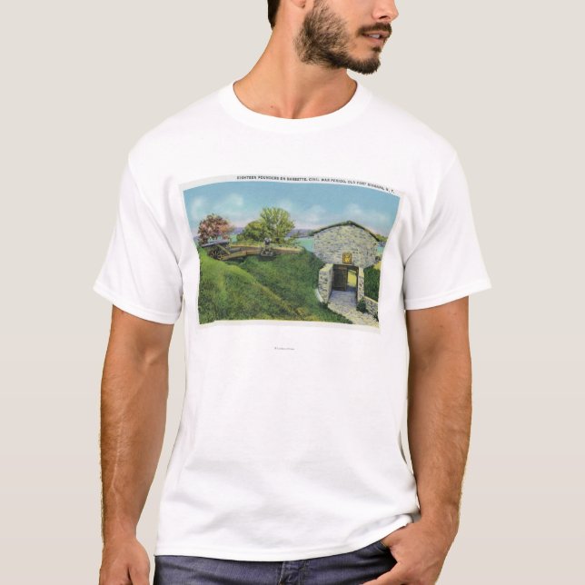 T-shirt Vue des quarts d'adjudant dans le vieux château (Devant)