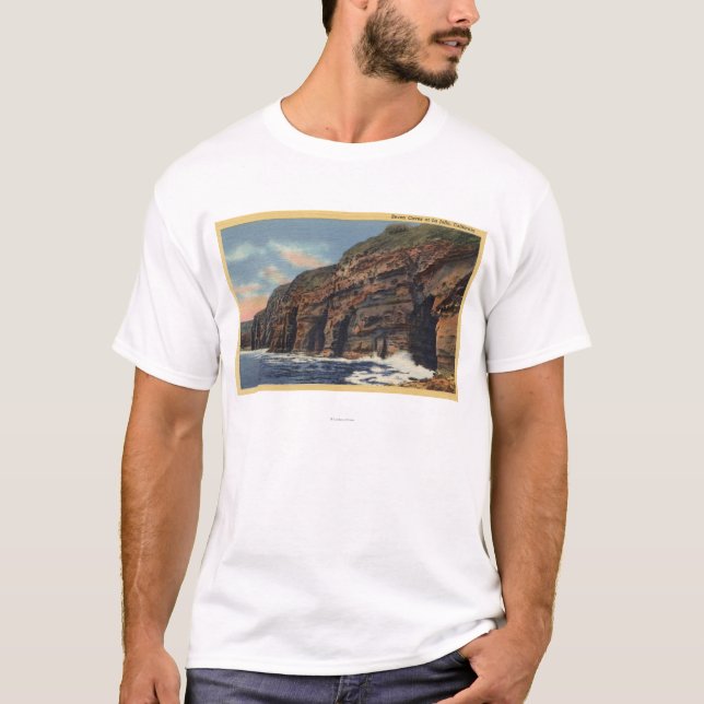 T-shirt Vue des sept cavernes (Devant)