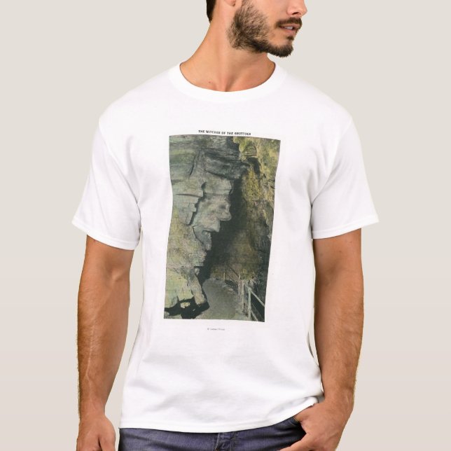 T-shirt Vue des sorcières des grottes (Devant)