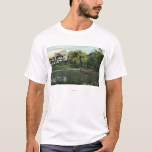T-shirt Vue d'étang de saule