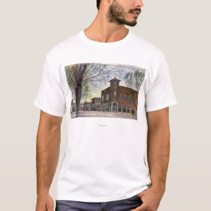 T-shirt Vue d'extrême oriental des automnes principaux de