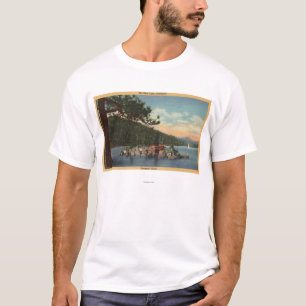 T-shirt Vue d'île de trésor