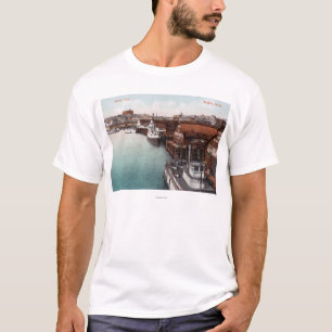 T-shirt Vue du bord de mer