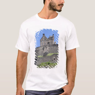 T-shirt Vue du château d'Édimbourg, Édimbourg, Écosse,