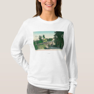 T-shirt Vue du chevalet sur le chemin de fer interurbain