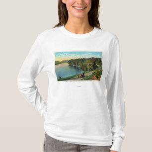 T-shirt Vue du lac du tonnelier Hwy de Fenimore