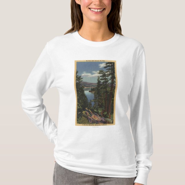 T-shirt Vue du lac par les pins # 2 (Devant)