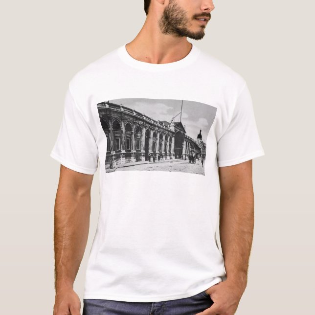 T-shirt Vue du marché de la viande de Smithfield, c.1905 (Devant)